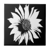 白い花瓦 タイル (正面)