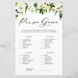 白い花財布シャワーカードに入っているもの