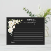 白い花黒い共有A Memory Attendance 案内状 (スタンド正面)