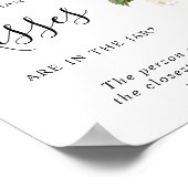 白い花 キスの数 サイン (角)