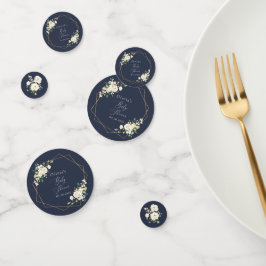 白い花,クリーム色の花,ボホ,赤ちゃんシャワー コンフェッティ