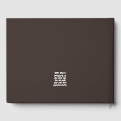 白い花 ゲストブック (裏面)