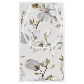 白い花 スモールペーパーバッグ (裏面)