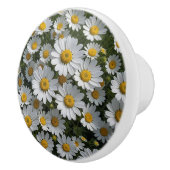 白い花 セラミックノブ (右)