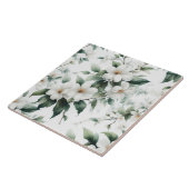 白い花 タイル (側面)