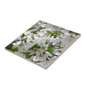 白い花 タイル (側面)