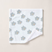 白い花 バスタオルセット (ウォッシュタオル)