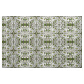 白い花 ファブリック (ファットクウォーター)