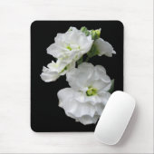 白い花 マウスパッド (マウス)