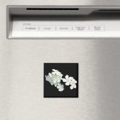 白い花 マグネット (インサイチュ (食洗機))