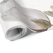 白い花 ラッピングペーパー (ロールコーナー)