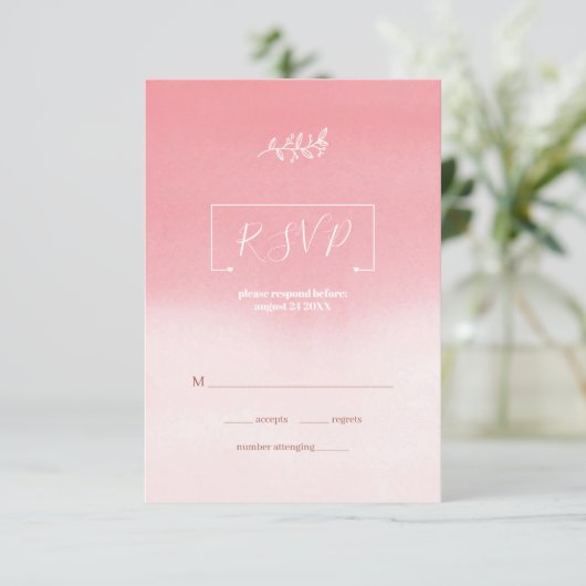 白い花 出欠カード (スタンド正面)