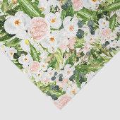 白い花(緑の葉花) 3 薄葉紙 (詳細)