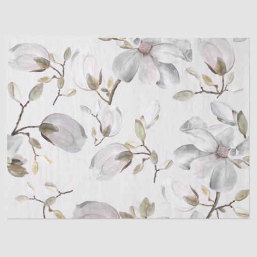 白い花 薄葉紙 (正面)