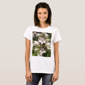 白い花 Tシャツ (正面フル)