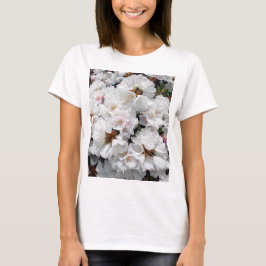 白い花 Tシャツ