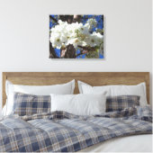 白い花II春開花木 キャンバスプリント (インサイチュ (寝室))