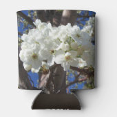 白い花II春開花木 缶クーラー (裏面)