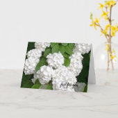 白い花Just You Card カード (黄色い花)