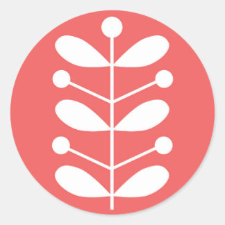 白い茎 ラウンドシール