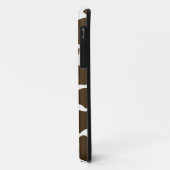 白い茶色のキリンの点のおもしろいのスタイリッシュなiphone 5の場合 Case-Mate iPhoneケース (裏面/左)