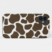 白い茶色のキリンの点のおもしろいのスタイリッシュなiphone 5の場合 Case-Mate iPhoneケース (裏面(横))