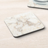 白い茶色の大理石 コースター (左側)