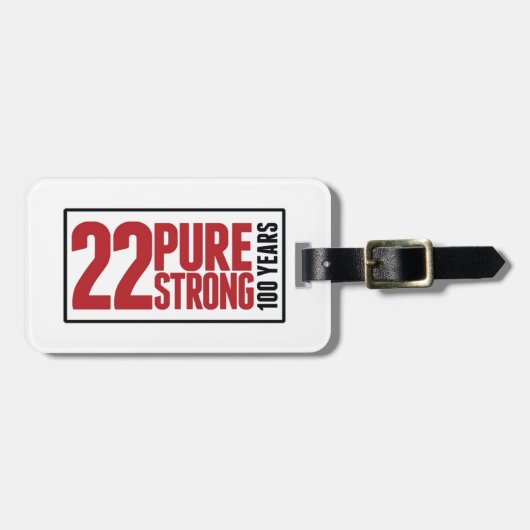 白い荷物のラベル ラゲッジタグ (正面横)