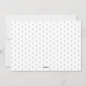 白い薄暗い緑のメリークリスマスの葉2枚の写真 シーズンカード (裏面)