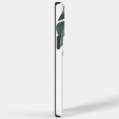 白い蘭あなたの名前と熱帯フローラ Case-Mate iPhoneケース (裏面 / 右)