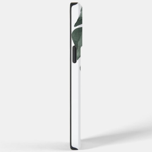 白い蘭あなたの名前と熱帯フローラ Case-Mate iPhoneケース (裏面 / 右)