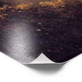 白い蘭のアメジストハミングバード フォトプリント            (角)