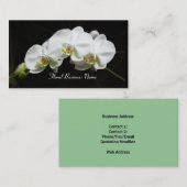 白い蘭の名刺 名刺 (正面/裏面)