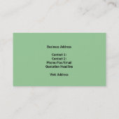 白い蘭の名刺 名刺 (裏面)