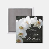 白い蘭の日の磁石を保存 マグネット (正面/裏面)