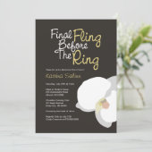 白い蘭の最後の試合，リングや輪招待前 招待状 (スタンド正面)