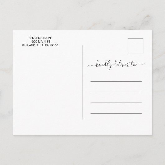 白い蘭の海軍の背景日付の保存 ポストカード (裏面)