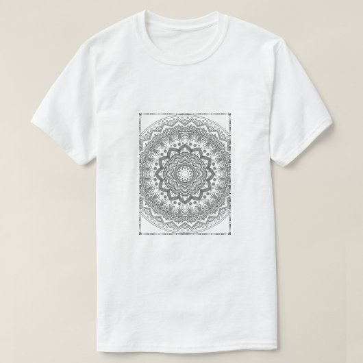 白い蘭の花束 透明な背景 Tシャツ (デザイン正面)