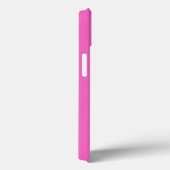 白い蘭無地の色の明るいピンク Case-Mate iPhoneケース (裏面 / 右)