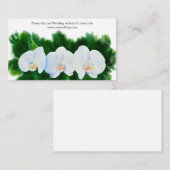 白い蘭 エンクロージャーカード (正面/裏面)