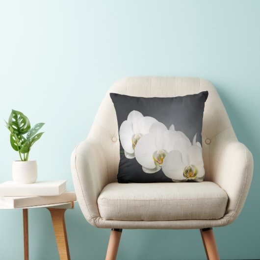 白い蘭 クッション (椅子)