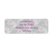 白い蘭 ラベル (正面)