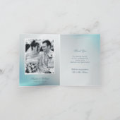 白い蘭-写真のメッセージカードありがとう サンキューカード (内部)