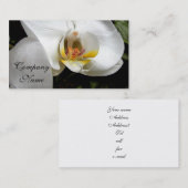 白い蘭 名刺 (正面/裏面)