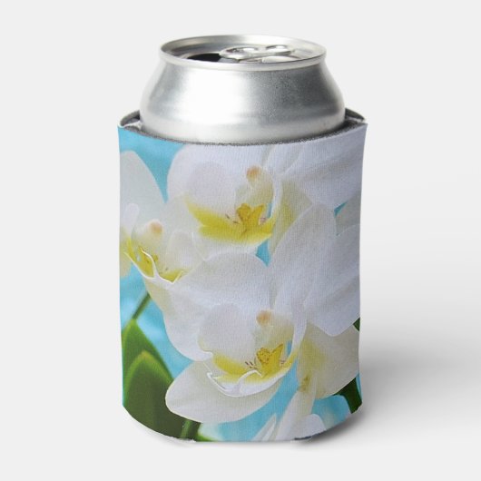 白い蘭 缶クーラー (缶正面)