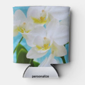 白い蘭 缶クーラー (正面)