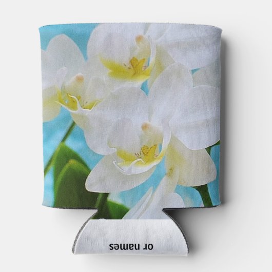 白い蘭 缶クーラー (裏面)