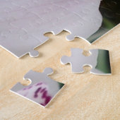 白い蘭I美しい熱帯花 ジグソーパズル (側面)