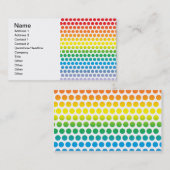 白い虹の水玉模様 名刺 (正面/裏面)