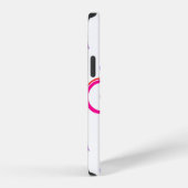 白い虹の自転車 色鮮やかな自転車 iPhoneケース (右側面)